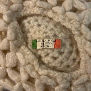 Handmade Italian Wool Hat and Scarf Set